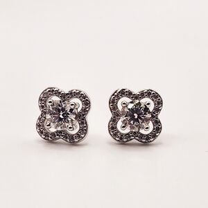 Elegant Silver Stud Earrings